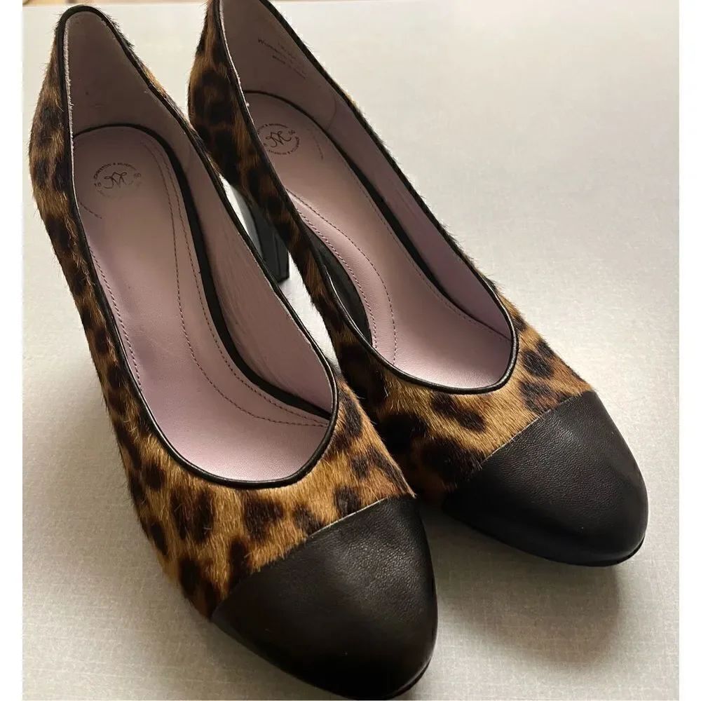 Johnston & Murphy calf hair pumps sz 9.5